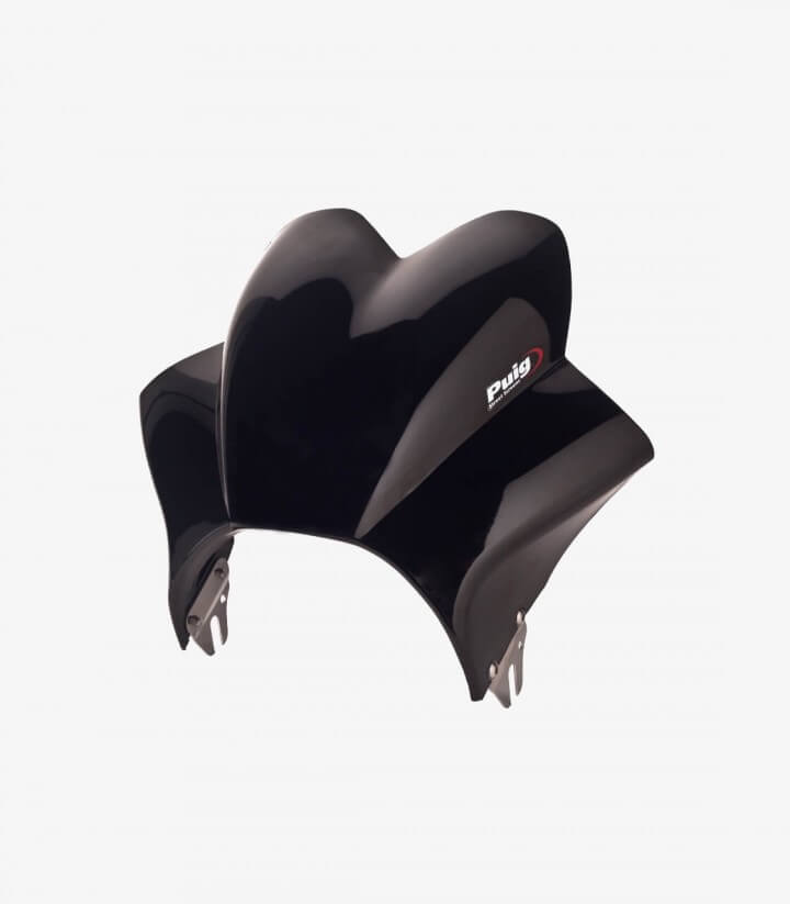 Kurzes Windschild Puig Modell Wave für Suzuki GSF650/1200/1250 Farbe Schwarz 4114N