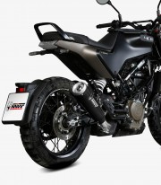 MIVV Ghibli Exhaust Black for Husqvarna Svartpilen / Vitpilen 401 (21-25) HU.004.LGB