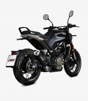 MIVV Ghibli Exhaust Black for Husqvarna Svartpilen / Vitpilen 401 (21-25) HU.004.LGB