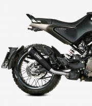 MIVV Ghibli Exhaust Black for Husqvarna Svartpilen / Vitpilen 401 (21-25) HU.004.LGB