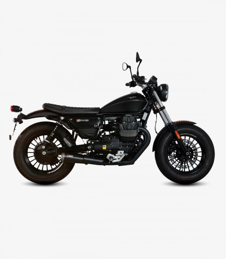Escape MIVV Ghibli Negro para Moto Guzzi V9 Bobber / Roamer (16-21) M.011.SGB