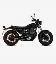 Escape MIVV Ghibli Negro para Moto Guzzi V9 Bobber / Roamer (16-21) M.011.SGB