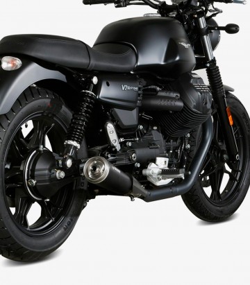 Escape MIVV Ghibli Negro para Moto Guzzi V7 III (17-21) M.012.LGB
