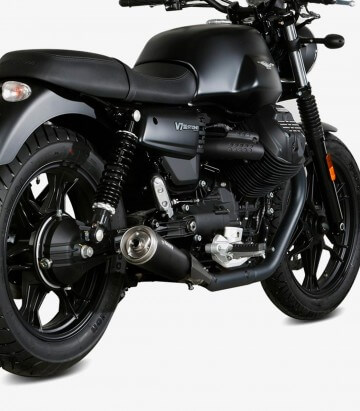 MIVV Ghibli Auspuff Schwarz für several Moto Guzzi models M.012.LGB