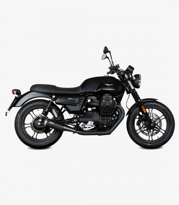 Escape MIVV Ghibli Negro para Moto Guzzi V7 III (17-21) M.012.LGB