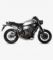 MIVV Ghibli Exhaust Black for Yamaha XSR 700 (16-21) Y.052.LGB