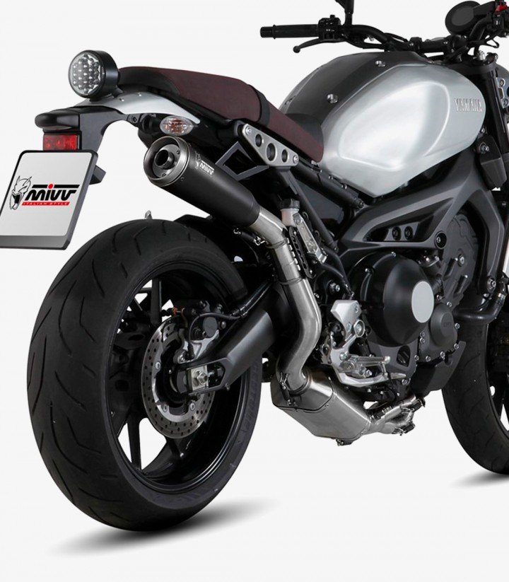 MIVV Ghibli Exhaust Black for Yamaha XSR 900 (16-21) Y.056.LGB