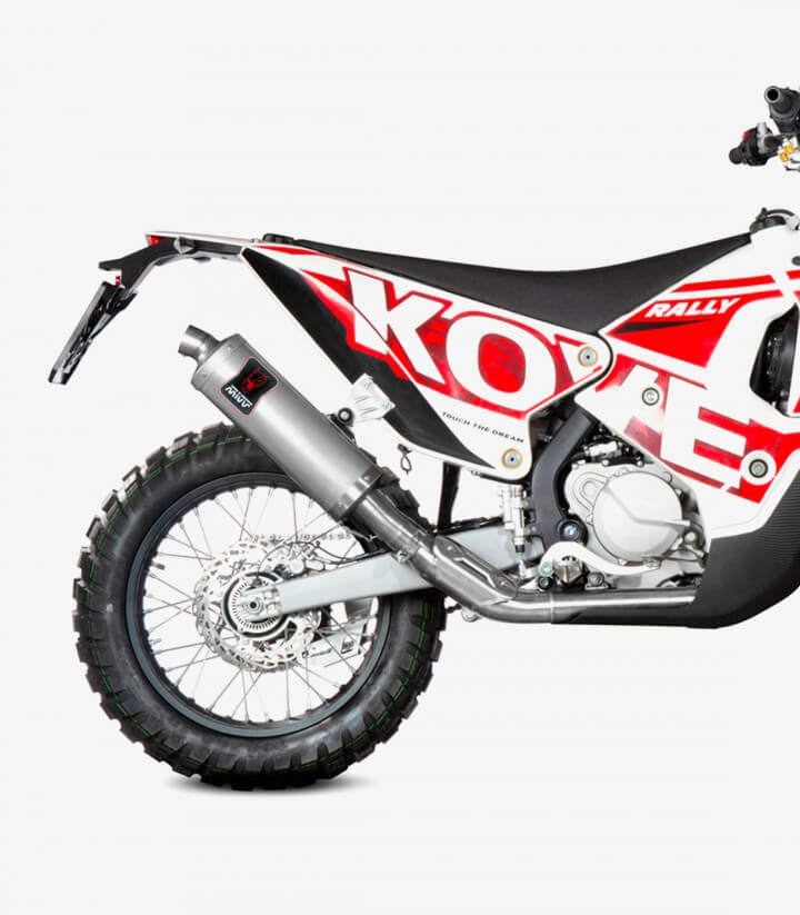 MIVV Dakar Auspuff Stahl für Kove 450 Rally (23-26) KO.001.LDKX