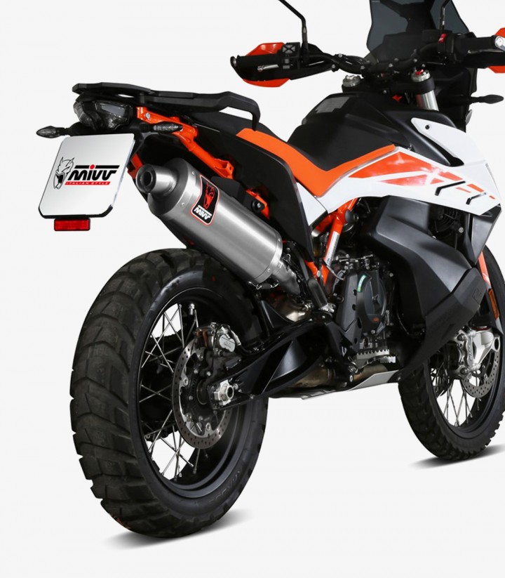 MIVV Dakar Exhaust Steel for KTM 790 / 890 Adventure R / SMT (19–25) KT.021.LEKX