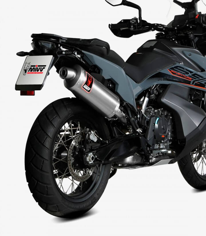 Escape MIVV Dakar Acero para KTM 790 / 890 Adventure R / SMT (19–25) KT.021.LEKX