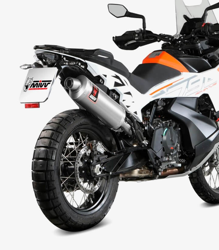 Escape MIVV Dakar Acero para KTM 790 / 890 Adventure R / SMT (19–25) KT.021.LEKX