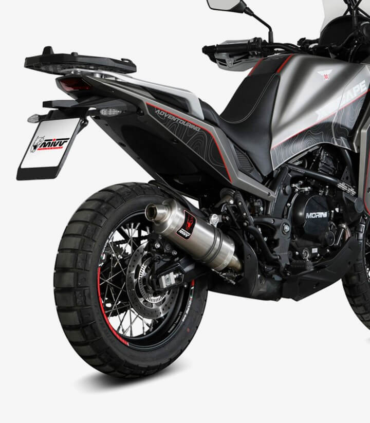 MIVV Dakar Auspuff Stahl für Moto Morini X-Cape (21-24) MM.001.LDKX