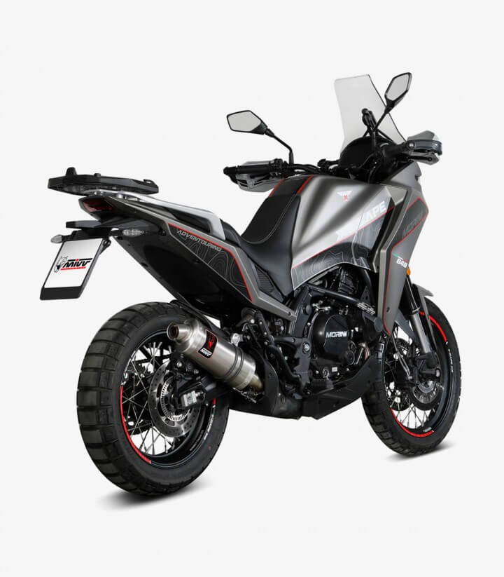 MIVV Dakar Exhaust Steel for Moto Morini X-Cape 650 (21-24) MM.001.LDKX