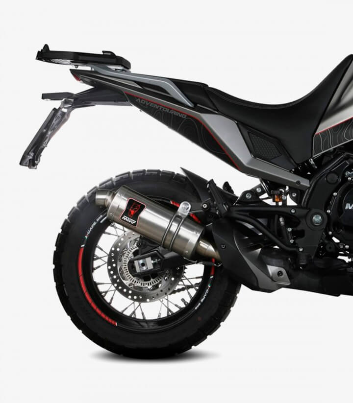 MIVV Dakar Auspuff Stahl für Moto Morini X-Cape (21-24) MM.001.LDKX