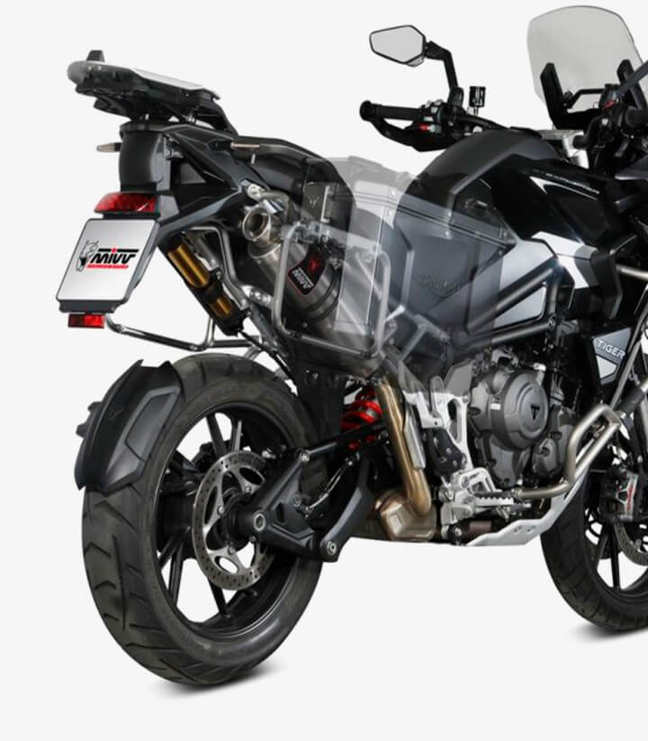 MIVV Dakar Auspuff Stahl für several Triumph models T.023.LDKX