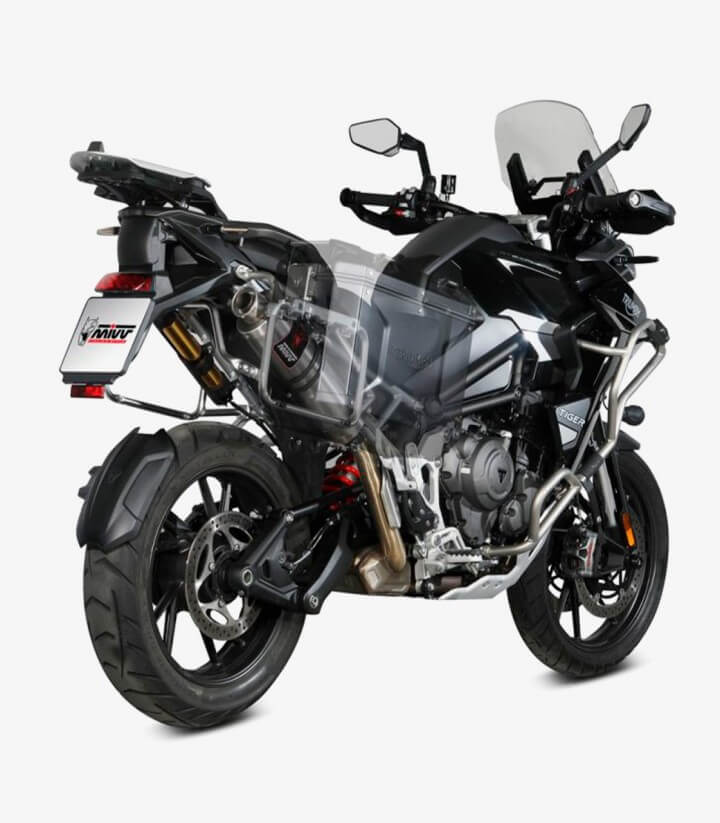 Escape MIVV Dakar Acero para Triumph Tiger 1200 GT / Rally / XR / XC / Pro (21–25) T.023.LDKX