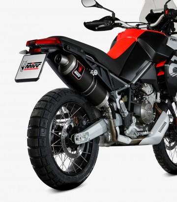 MIVV Dakar Auspuff Schwarz für Aprilia Tuareg 660 (22-26) A.017.LEKB