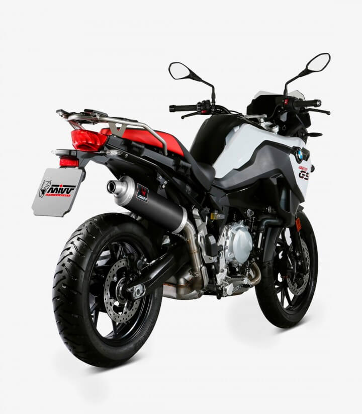 MIVV Dakar Auspuff Schwarz für BMW F 750 GS (18-24), F 850 GS (18-24) B.033.LDKB