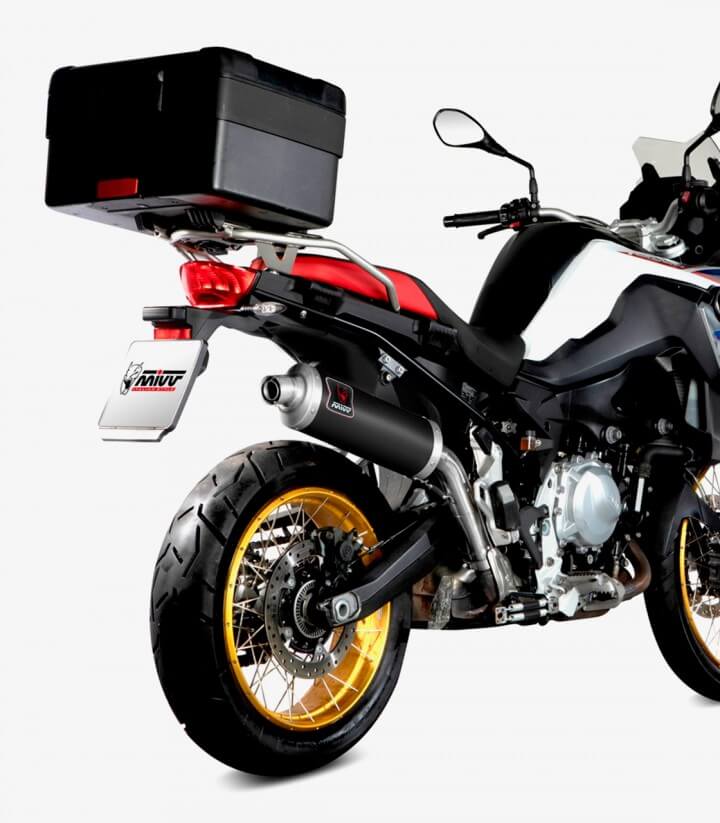 MIVV Dakar Auspuff Schwarz für BMW F 750 GS (18-24), F 850 GS (18-24) B.033.LDKB