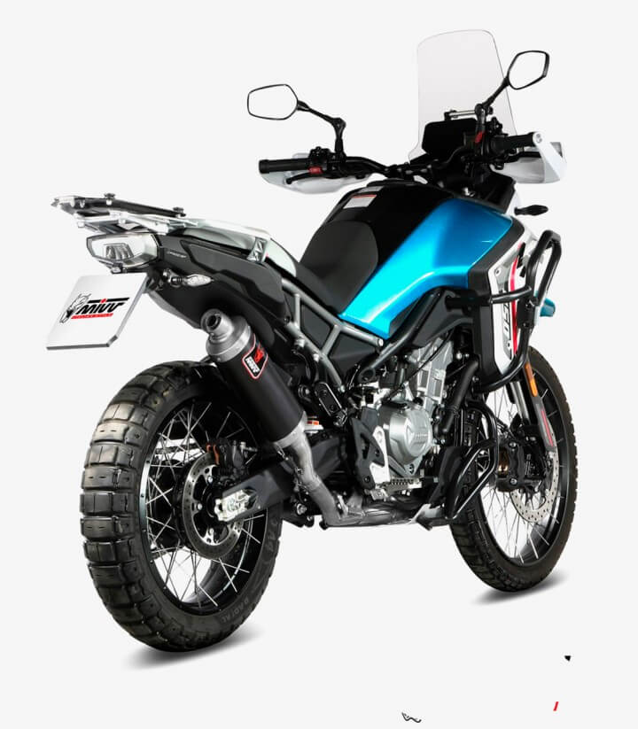 MIVV Dakar Auspuff Schwarz für CFMOTO 450 MT (24-26) CF.005.LDKB
