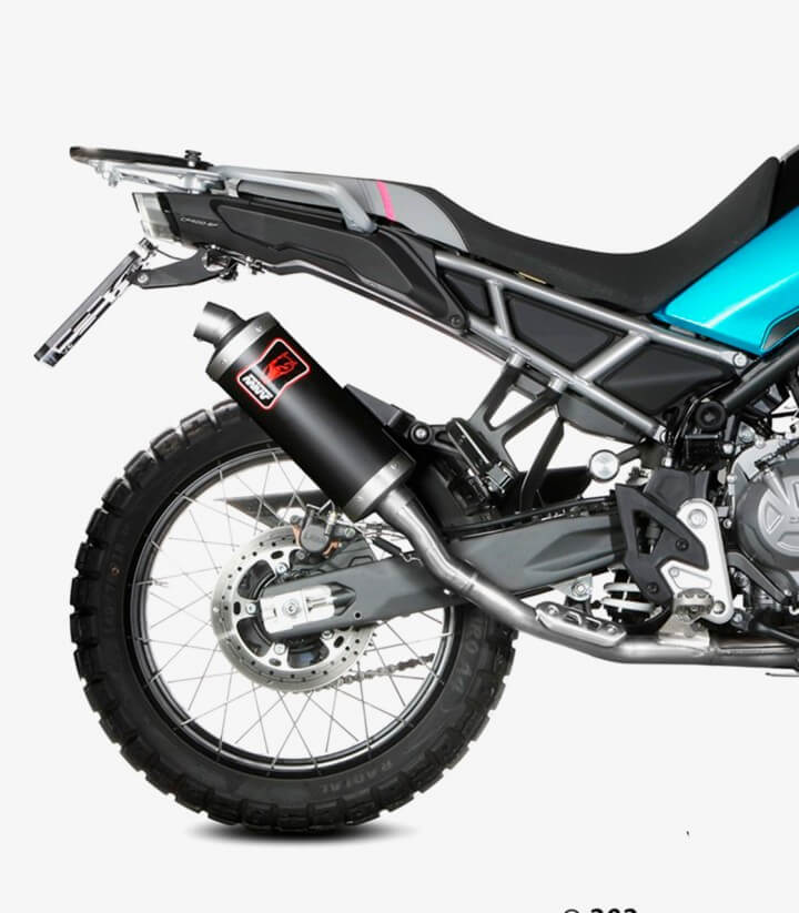 MIVV Dakar Auspuff Schwarz für CFMOTO 450 MT (24-26) CF.005.LDKB
