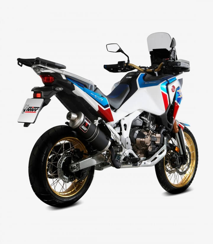 MIVV Dakar Auspuff Schwarz für Honda CRF1100L Africa Twin (20-26) H.079.LEKB