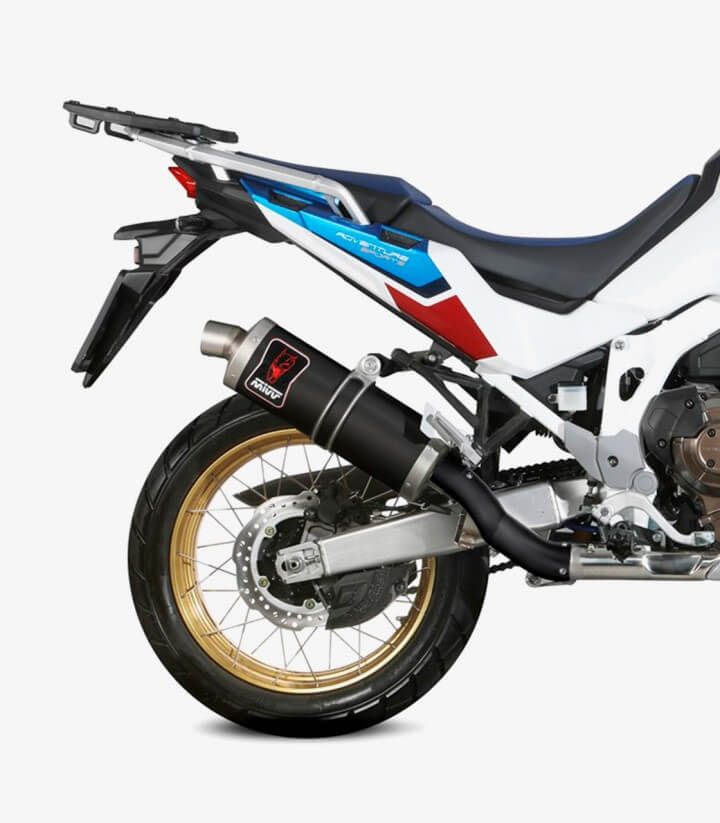 MIVV Dakar Auspuff Schwarz für Honda CRF1100L Africa Twin (20-26) H.079.LEKB