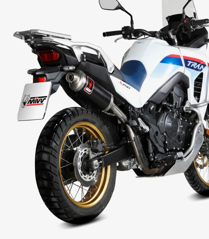 MIVV Dakar Auspuff Schwarz für Honda XL 750 Transalp (23-26) H.087.LDKB