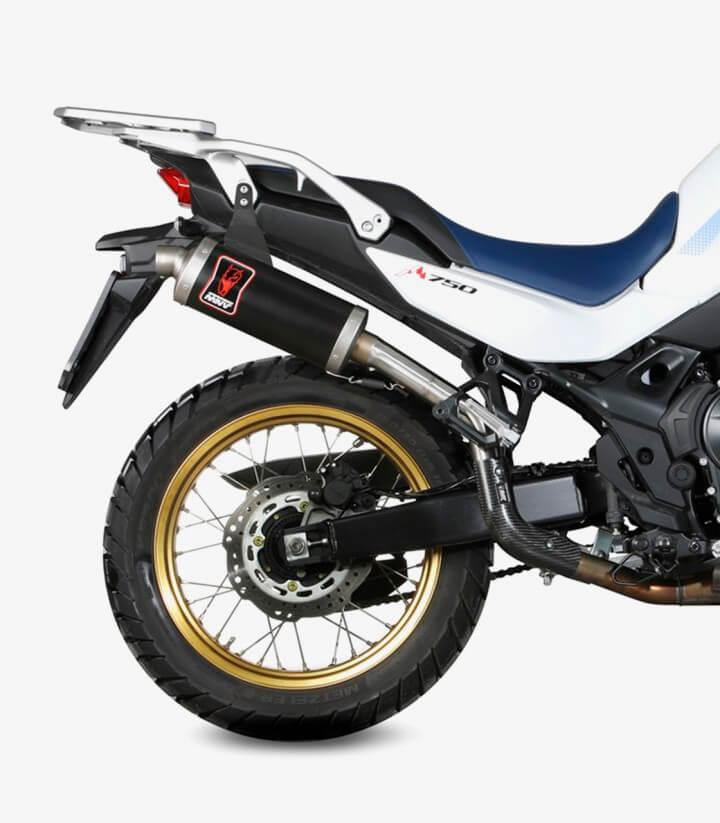 MIVV Dakar Auspuff Schwarz für Honda XL 750 Transalp (23-26) H.087.LDKB