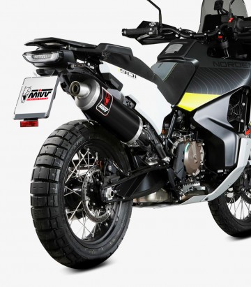 MIVV Dakar Auspuff Schwarz für Husqvarna Norden 901 (22-26) HU.002.LEKB