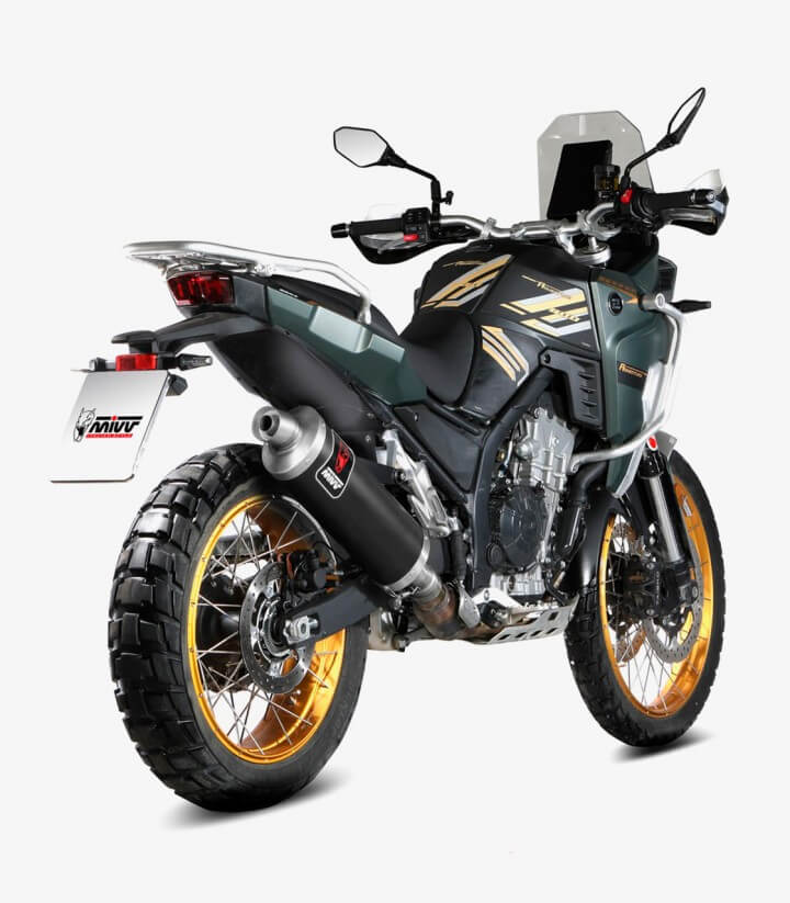 MIVV Dakar Auspuff Schwarz für Kove 800 X (24-25) KO.002.LEKB