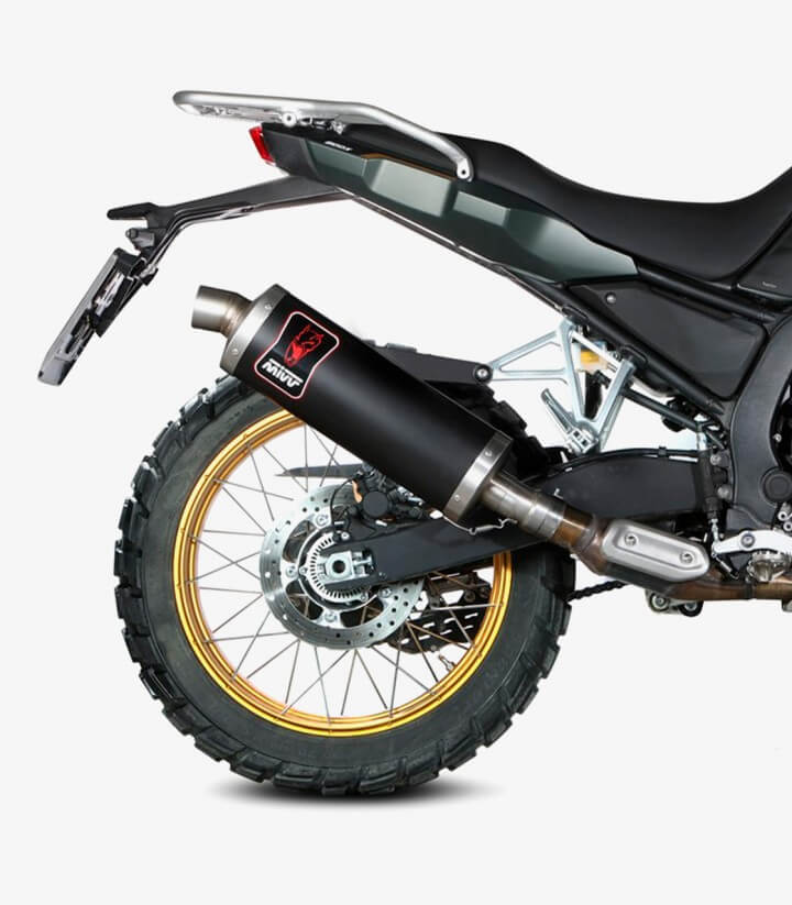 MIVV Dakar Auspuff Schwarz für Kove 800 X (24-25) KO.002.LEKB