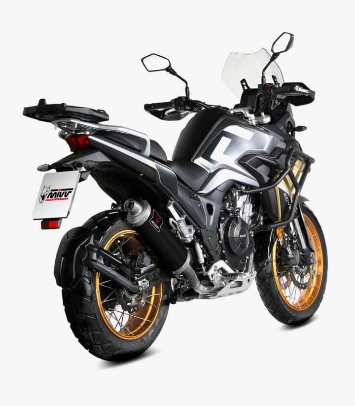 MIVV Dakar Auspuff Schwarz für Kove 510 X (24-25) KO.003.LDKB