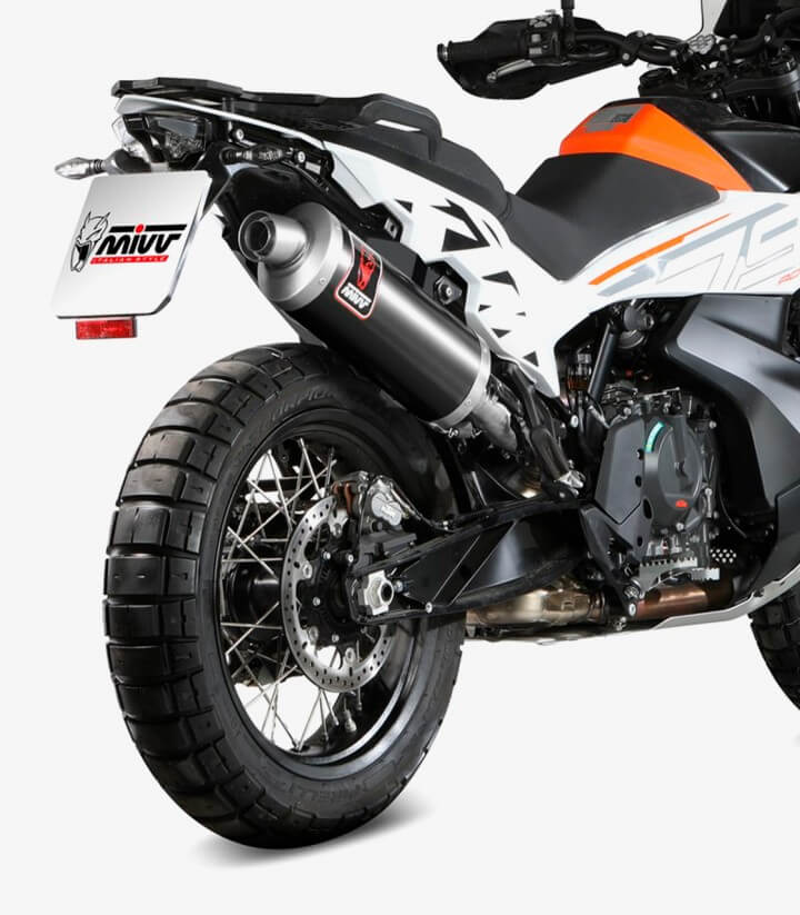 Escape MIVV Dakar Negro para KTM 790 / 890 Adventure R / SMT (19–25) KT.021.LEKB