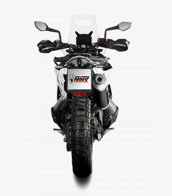 MIVV Dakar Auspuff Schwarz für KTM 790 Adventure (19-23)/R (19-26), 890 Adventure R (20-26), 890 SMT (23) KT.021.LEKB