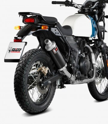 MIVV Dakar Auspuff Schwarz für Royal Enfield Himalayan 410 (21-23) RE.003.LDKB