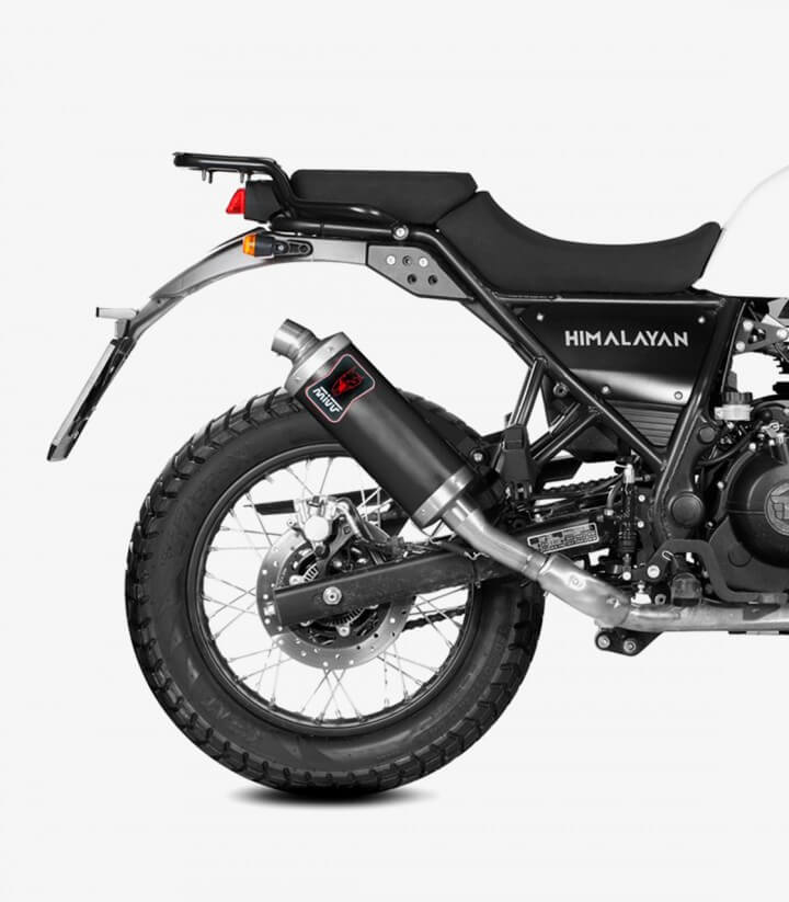 MIVV Dakar Auspuff Schwarz für Royal Enfield Himalayan 410 (21-23) RE.003.LDKB