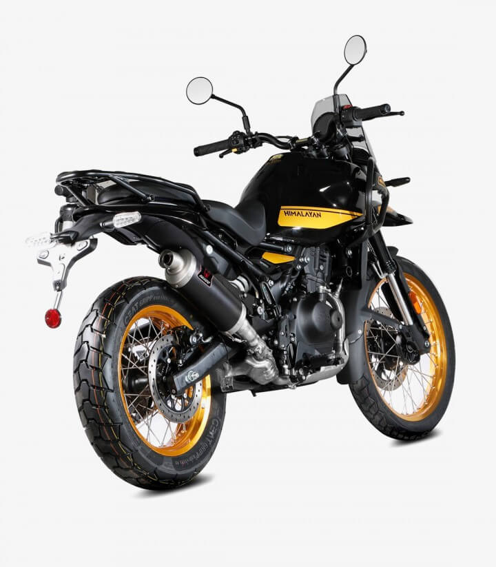 MIVV Dakar Auspuff Schwarz für Royal Enfield Himalayan 410/450 (24) RE.006.LDKB