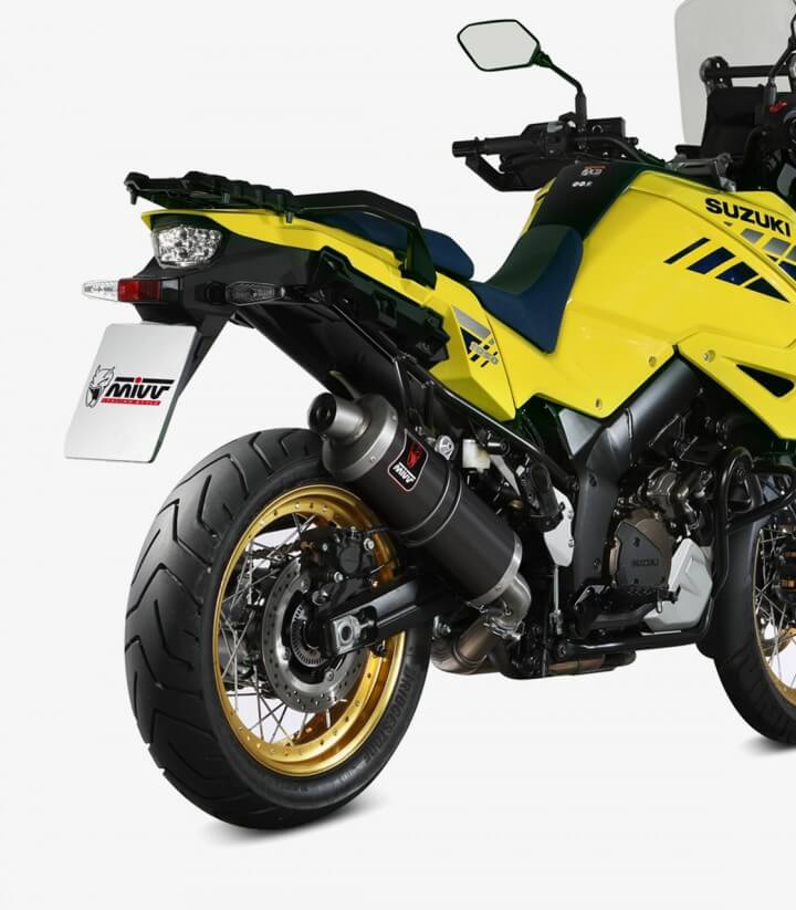 MIVV Dakar Auspuff Schwarz für Suzuki V-Strom 1000/1050 (14-26) S.042.LEKB