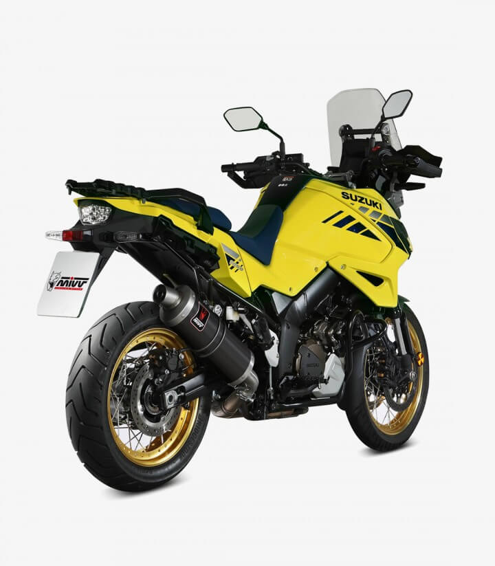 MIVV Dakar Auspuff Schwarz für Suzuki V-Strom 1000/1050 (14-26) S.042.LEKB