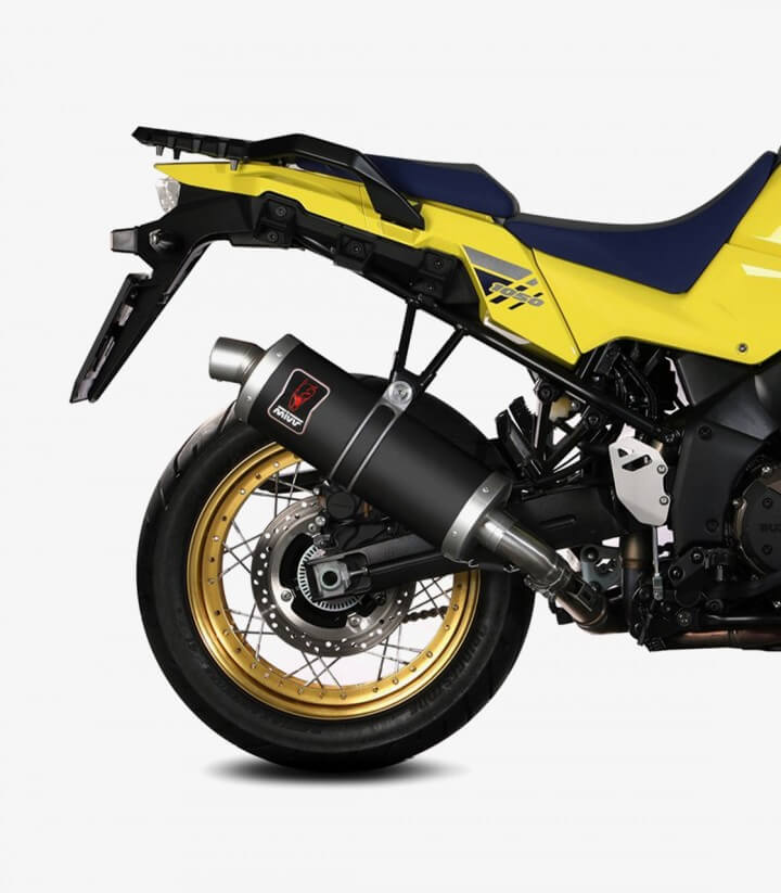 MIVV Dakar Auspuff Schwarz für Suzuki V-Strom 1000/1050 (14-26) S.042.LEKB