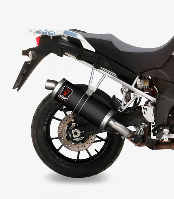 MIVV Dakar Auspuff Schwarz für Suzuki V-Strom 1000/1050 (14-26) S.042.LEKB