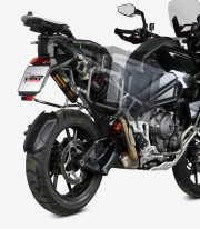 MIVV Dakar Exhaust Black for Triumph Tiger 1200 GT / Rally / XR / XC / Pro (21–25) T.023.LDKB
