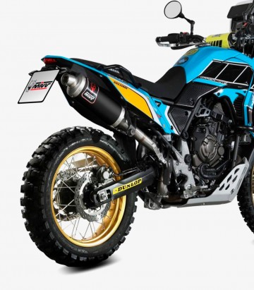 MIVV Dakar Auspuff Schwarz für Yamaha Tenere 700 (19-26) Y.064.LDKB