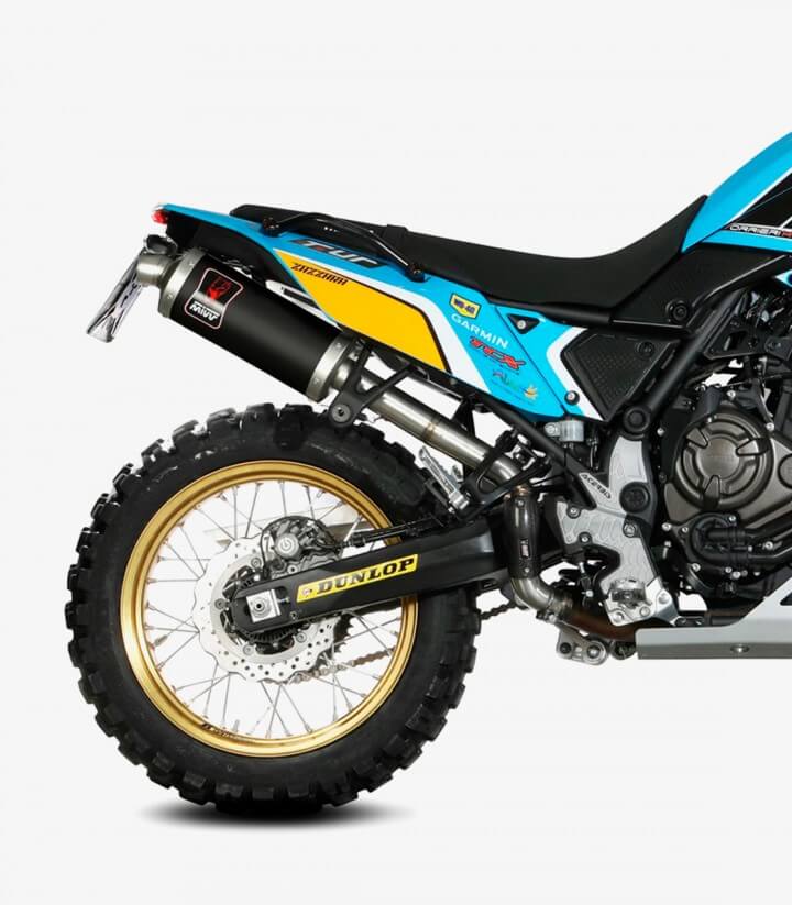MIVV Dakar Auspuff Schwarz für Yamaha Tenere 700 (19-26) Y.064.LDKB