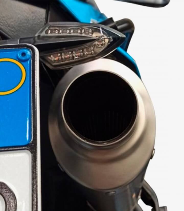 MIVV Dakar Auspuff Schwarz für Yamaha Tenere 700 (19-26) Y.064.LDKB