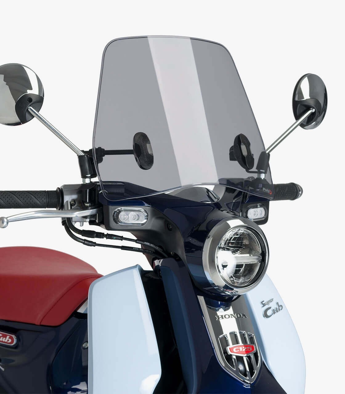 Puig Trafic Smoked Windshield Honda Super Cub C125 3490H