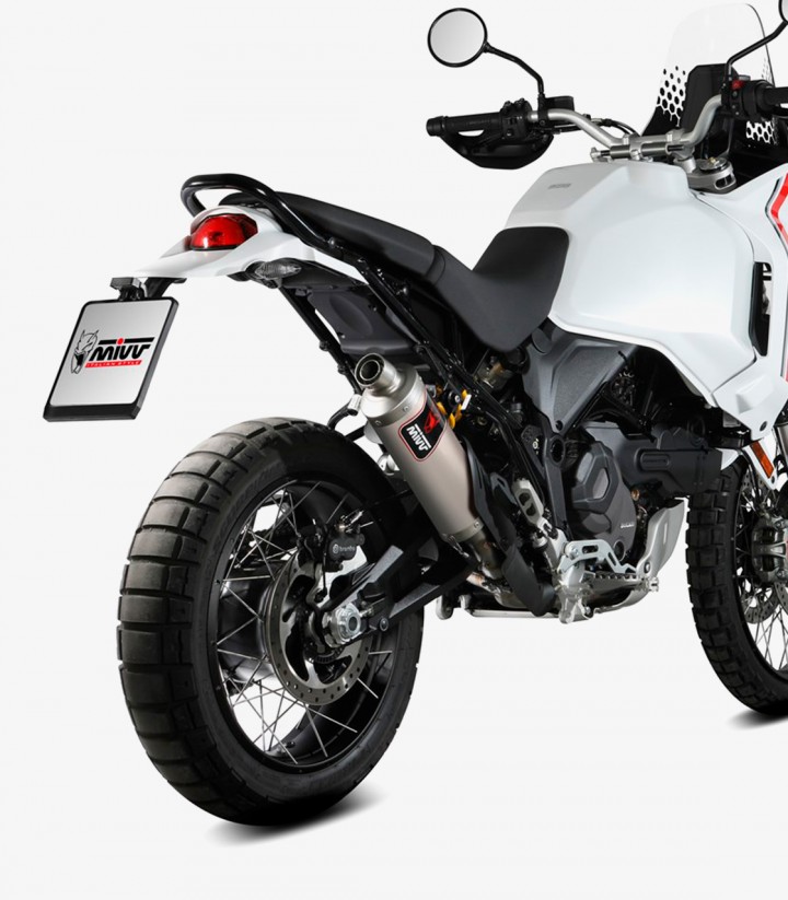 Escape MIVV Dakar Titanio para Ducati Desert X 950 (22-25) D.053.LDKT