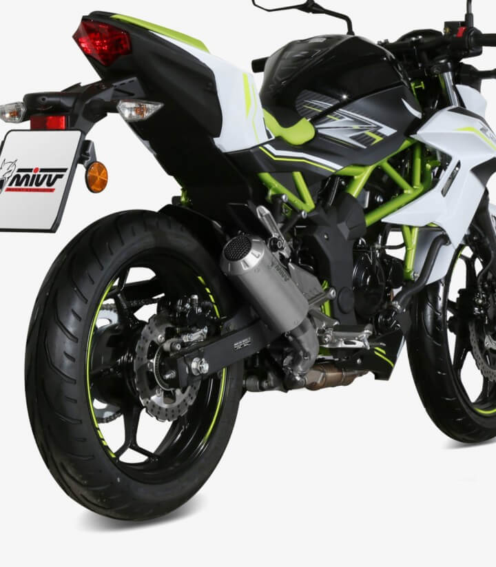 MIVV MK3 Auspuff Stahl für Kawasaki Ninja 125 (19-24), Z125 (19-24) K.048.SM3X