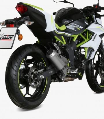 MIVV MK3 Auspuff Stahl für Kawasaki Ninja 125 (19-24), Z125 (19-24) K.048.SM3X